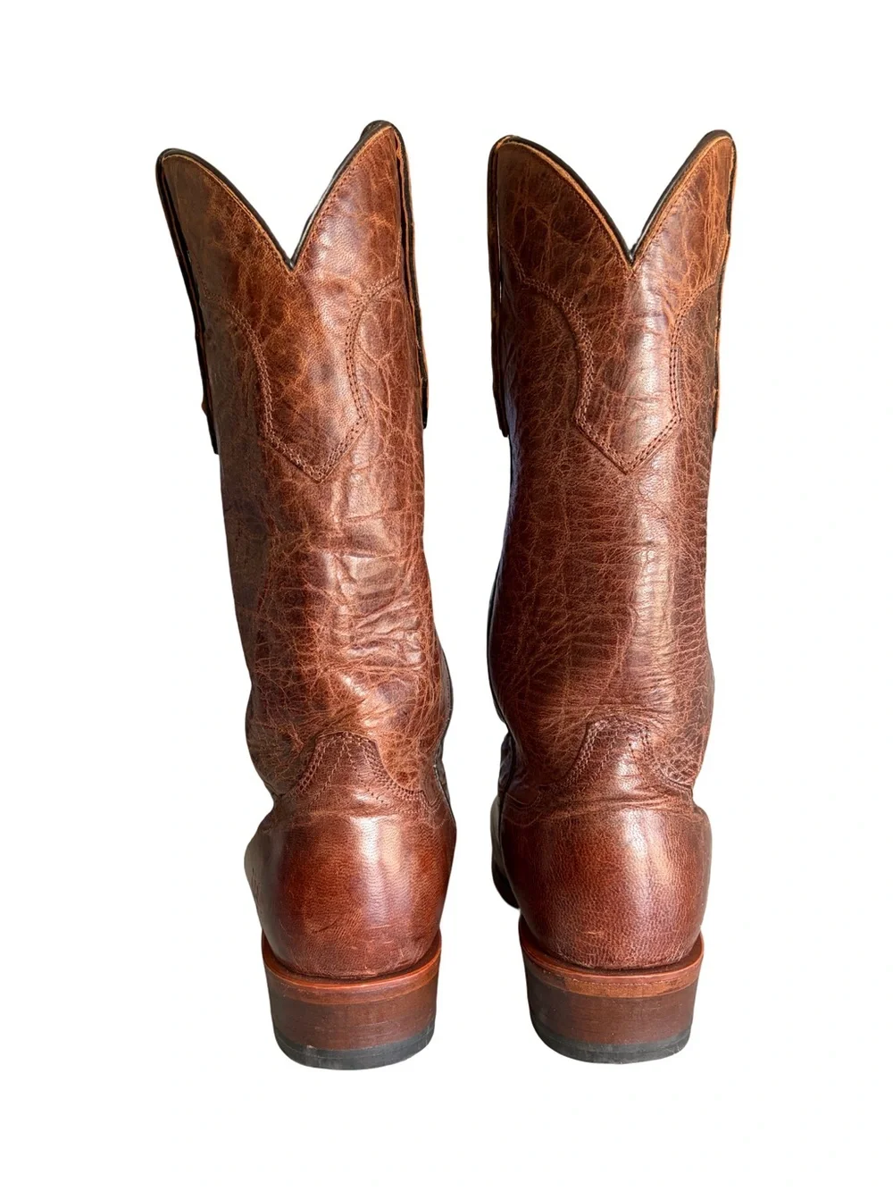 Double H Cattle Baron DH5441 Western Cowboy Boots Brown Leather Men’s Size 9 EE